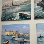 Выставка Олега Танцюры в честь дня ВМФ России 2024 Выставка Олега Танцюры, которая посвящена дню ВМФ России, фото