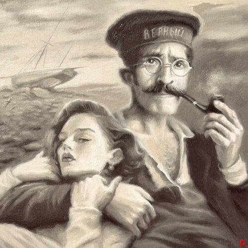 Картина «Забытый фрегат»